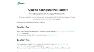 
                            6. Trying to configure the Router? | TP-Link - Tplinkmodem Net Login