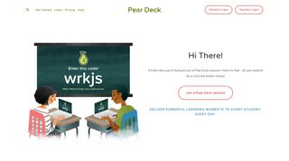 
                            2. Trying to join a session? — Pear Deck