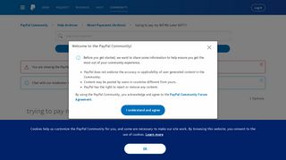 
                            5. trying to pay my Bill Me Later bill??? - PayPal Community - Bill Me Later Paypal Portal