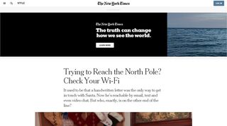 
                            6. Trying to Reach the North Pole? Check Your Wi-Fi - The New ... - Portable North Pole Portal
