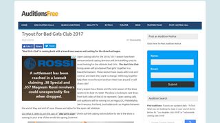 
                            3. Tryout for Bad Girls Club 2017 | Auditions Free - Bgc Sign Up 2017