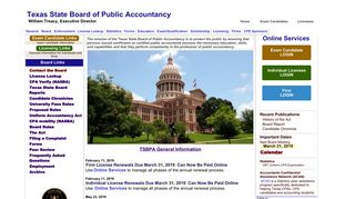 
                            4. TSBPA - Welcome to Texas State Board of Public Accountancy - Cpa Certification Portal