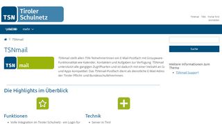 
                            3. TSNmail | TSN - Tiroler Schulnetz - tsn.at - Tsn Mail Portal