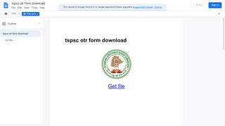 
                            8. tspsc otr form download - Google Docs - One Time Registration Portal Tspsc