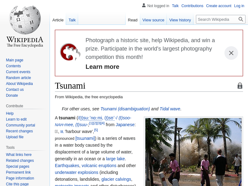 
                            7. Tsunami - Wikipedia