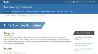 
Tufts Box Use Guideline | Tufts Technology Services
