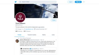 
TULA software (@tulasoftware) | Twitter  
