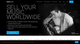 TuneCore: Sell Your Music Online - Digital Music Distribution