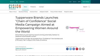 
                            6. Tupperware Brands Launches 