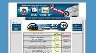 
                            8. Turbo Traffic School.Com | $16.95 CADMV Traffic School | NO ... - Cheap Cartoon Online Traffic School Portal