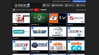 
                            2. TURKEY - Watch Live with DVR TV Channels - GINIKO - Giniko Turkish Tv Portal