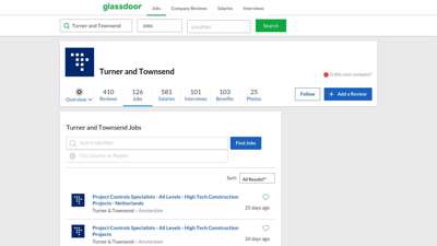 Turner and Townsend Jobs  Glassdoor