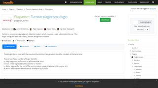 
                            5. Turnitin plagiarism plugin - Moodle plugins directory - Moodle Wit Portal