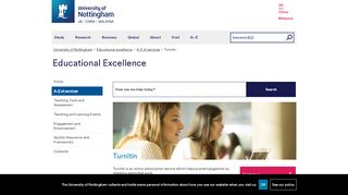 
                            8. Turnitin - The University of Nottingham