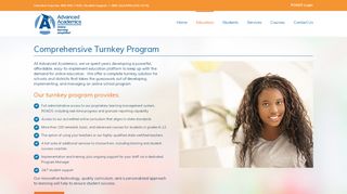 
                            8. Turnkey Program - Advanced Academics