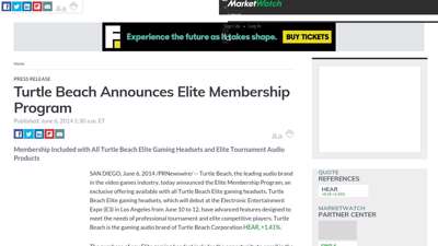 Turtle Beach Announces Elite Membership Program - MarketWatch