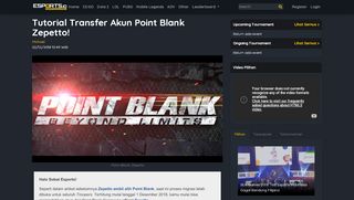 
                            8. Tutorial Transfer Akun Point Blank Zepetto! - Esports ID - Gemscool Portal Pb Garena