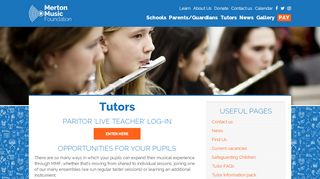 
                            6. Tutors | Merton Music Foundation - Paritor Live Teacher Login