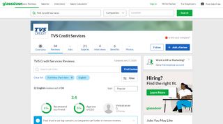 
                            1. TVS Credit Services Reviews | Glassdoor - Tvs Credit Employee Portal