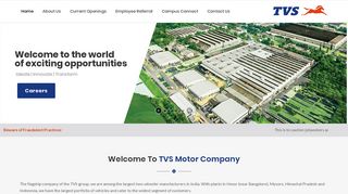 
                            3. TVS Motor Company Jobs – Job Openings in TVS Motor ... - Tvs Careers Portal