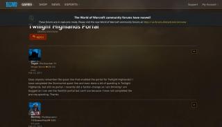 
Twilight Highlands Portal - World of Warcraft Forums - Blizzard ...
