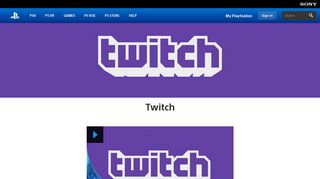 Twitch - PlayStation - Twitch Ps4 Portal