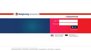 
                            8. twitterAgency Portal - Hong Leong Assurance - E Channel Portal Login