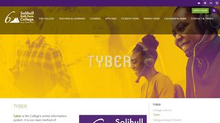 
                            2. Tyber — Solihull Sixth Form College - Solihull Sixth Form Tyber Portal