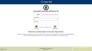 Tyler SIS - Client Support - Fze Student Portal