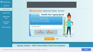 
                            8. Typing Trainer Online - 100% Free Online Typing Web Tutor! - Http Online 3 Typing Master Portal