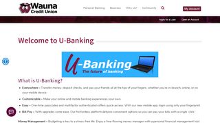 
                            6. U-Banking | Wauna Credit Union - Wauna Credit Union Portal
