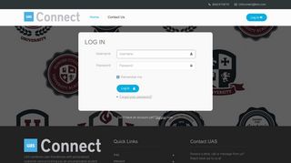 
                            2. UAS | Log In - UAS Connect - Uas Echo Portal