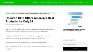 UberZon Club Offers Amazon's Best Products for Only $1