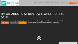 
                            2. UC Denton: Student Apartments Near UNT - Uc Denton Resident Portal