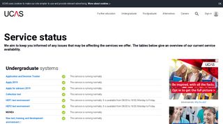 
                            5. UCAS Service Status - Ucas Id Portal