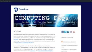 
UCS Email - Sites at Penn State
