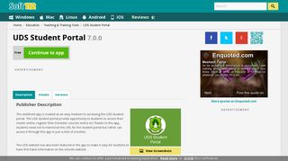 
                            2. UDS Student Portal 7.0.0 Free Download - Uds Student Portal