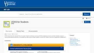 
                            2. UDSIS for Students (UDSIS) | My UD - Ud Student Portal