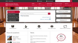 
                            7. UGA Libraries: HOME - Galileo Uga Portal