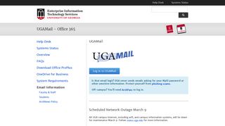 UGAMail – Office 365