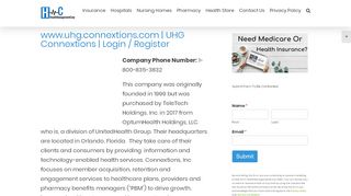 
UHG Connextions / UHC Connextions - Health Management ...
