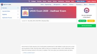 
                            5. UIDAI Exam 2020 - Aadhaar Recruitment Exam for Operator ... - Nseitexams Login