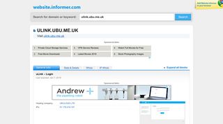 
                            3. ulink.ubu.me.uk at WI. uLink – Login - Website Informer - Sharepoint Login Ubu