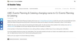 
                            1. UMC Events Planning & Catering changing name to CU ... - Umc Catering Sign Up