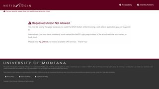 
                            1. UMConnect - University of Montana - Mail Umt Edu Portal