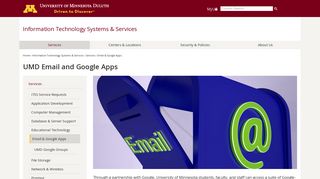 
                            4. UMD Email and Google Apps | Information Technology ... - Umd Gmail Portal