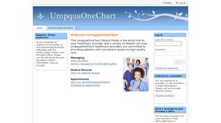 
                            1. Umpqua One Chart Home - Umpqua Patient Portal