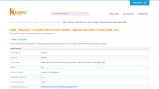 
UMR - Wausau / UHIS (Formerly Fiserv Health - Wausau Benefits ...
