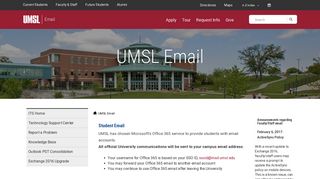 
                            6. UMSL Email - University of Missouri-St. Louis - Canvas Umsl Login