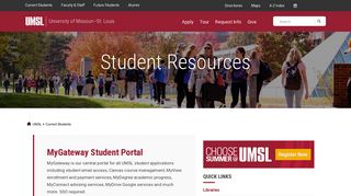 
                            4. UMSL Student Resources - University of Missouri-St. Louis - Canvas Umsl Login